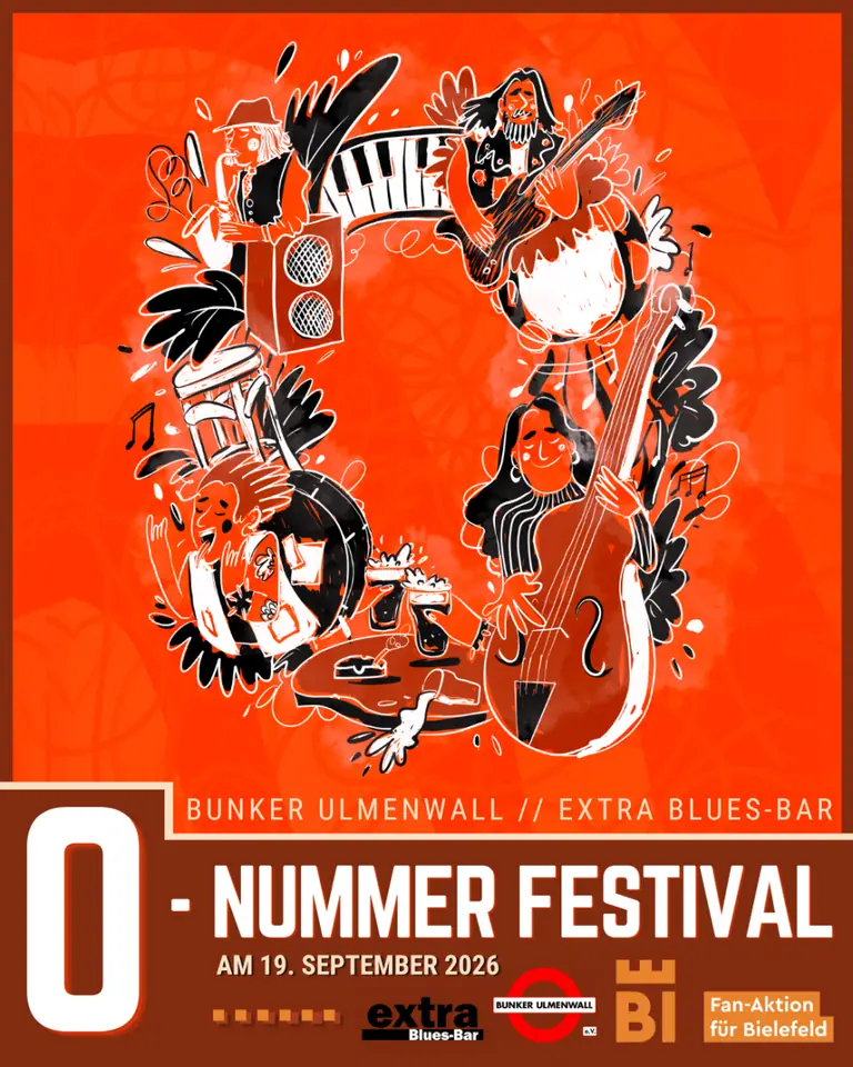0-Nummer-Festival Bielefeld: 8 Bands, 2 Clubs, 1 Ticket