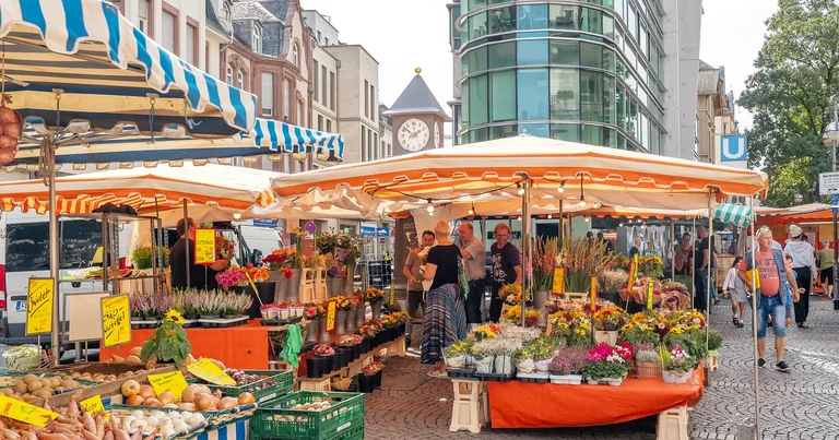 Bornheimer Wochenmarkt in Frankfurt: Eintritt frei