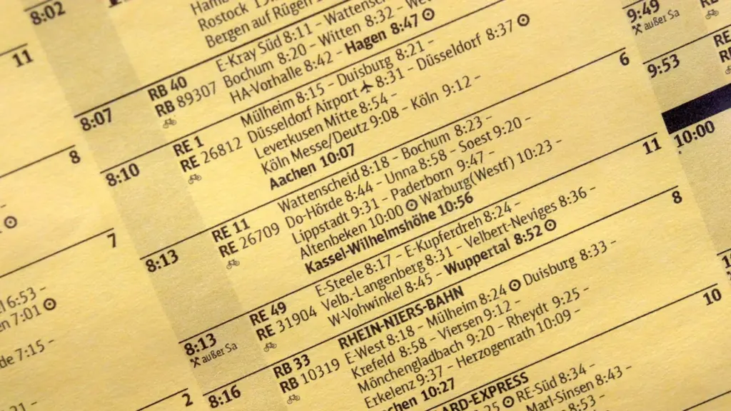 Nahaufnahme einer Liste mit Zahlen und Preisen in einem deutschen Geschäft.